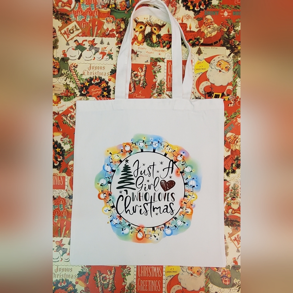🎁🆓️ w/ purchase - Festive Christmas Tote Bag